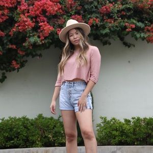 AE Denim Mom Shorts